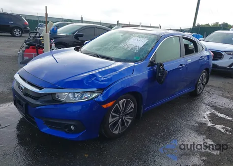 2018 Honda Civic Exl из США, поврежденный, VIN JHMFC1F78JX011041